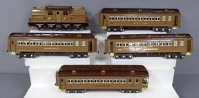 408ews Williams Std Gauge 408e Brown State Train Set Ex