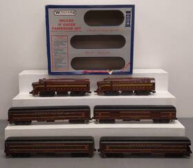 780476 Williams Pennsylvania Stripe Sharknose Aa O Gauge Diesel Train Set Ex/box