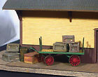 Bmt2080 Wood Modelworks Wagon Railroad On30 Model Train Depot Baggage Banta