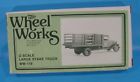 O-on3-on30 Ww-118 Wheel Works The Ford Large Stake Truck Kit O-on3-on30 Ww-118 Wheel Works The Ford Large Stake Truck Kit