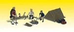 Woodland Scenics A2754 Scale Campers (3) W/tent & Accessories. Fixed Price $25.69.