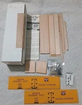 All Nation Line Scale Gauge 40" Wood Reefer Burlington Route Vintage Kit Train. Fixed Price $34.99.