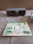 Vintage Plasticville R.r.work Car 1625-100 With Box. Fixed Price $13.00.