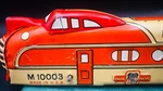 Working 1930S Marx M-10003 Union Pacific Train + Vintage Railroad Folk Art Set. Fixed Price $315.00.