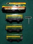 Marx #4000 Seaboard Fm Windup Metal And 2 Bogota 1 Observation Passanger Car. Fixed Price $275.00.