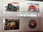 K-line Lionel 'o' 6-2247: Tin Sign Replica Pack New. Fixed Price $12.50.