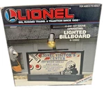 1995 Lionel O/027 Lighted Billboard # 6-12882 In Box. Fixed Price $19.95.