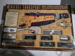 Rare Life-like Scale Burlington Diesel Transport Train Set Rail Legends Series. Fixed Price $800.00.