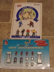 Scale Life Like 433-1851 Scene Master City Accessories & Model Power Work Crew. Fixed Price $25.00.