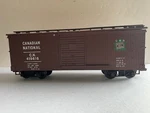 Charles - G Scale C.n. 419616 Canadian National Brown Box Car Nice!. Fixed Price $49.95.