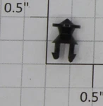 Lionel 9551-44 Black Roof Ventilator (1865-4) (12). Fixed Price $12.60.