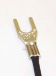 Gargraves 932B-12 8" Pigtail 16 Awg, Black With Forked Connector (12). Fixed Price $8.99.