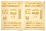 Champ Ho Decals #HB-340 Southern Pacific Express Box Car & Reefer (dulux Gold). Fixed Price $6.39.