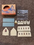 Vintage Skyline Plastics Manufacturing #K5 - Church *complete *with Box. Fixed Price $10.50.