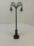 Mth Lionel #54 Gauge Diecast Green Twin Gooseneck Street Light Lamp Post Vg. Fixed Price $17.99.