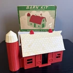 Plasticville Barn Kit & Gauge BN-1 W/ Box Model Train Railroad Rr. Fixed Price $14.99.