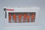 Preiser 68212 Orange Figures Workers 1:50 New In Ovp. Fixed Price $33.75.