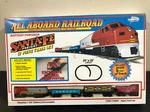 Vtg 1990 Remco Santa Fe Freight All Aboard Railroad Train Set #18000 Complete. Fixed Price $39.97.
