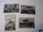 Wwii Ford Motor Co Military Production Line M-4 Tank Set # 3 Four (4) P/cards. Fixed Price $17.10.