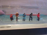 Life-like Trains #433-1607 People Sitting Scene Master Ho Scale By Walthers Used. Fixed Price $8.99.