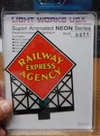 Light Works Super Animated Neon #0071 Rea Railway Express Agency Nip Ho Scale. Fixed Price $45.00.