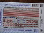 Microscale Decal Ho #87-1103 Union Pacific SD70M Diesels (2000+)-DIESEL. Fixed Price $7.50.