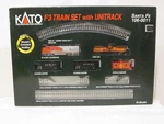 Kato #106-0011 Santa Fe (atsf) F3A Train Set With Unitrack Nib. Fixed Price $130.00.