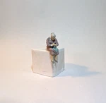 Arttista #1155 - Old Woman Knitting For Rocking Chair Scale Figure New. Fixed Price $10.50.