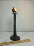 As Is Marx 436 Searchlight Tower 13.75" Black Spotlight W/ Metal Platform. Fixed Price $7.95.