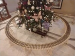 Lgb 72307 W/ Christmas Train Trestle Redwood 12" Full Set Up For Usa Piko. Fixed Price $1799.99.
