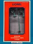 6-24250 Lionel Mainline Gooseneck Lamps O/027 New. Fixed Price $29.95.