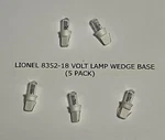 8352-18-VOLT Wedge Base Bulbs For Lionel, Mth & Other Passenger Cars. Fixed Price $9.49.