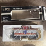 K-line K613803 Santa Fe Caboose Gauge. Fixed Price $24.95.