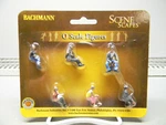 Bachmann Seated Platform Passengers Figures (6) Gauge Station BAC33161 New. Fixed Price $12.94.