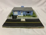 Custom K-line Or Plasticville Ranch House W/ White Fence! Gauge Train. Fixed Price $29.99.
