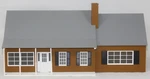 6-34109 Large Suburban House Gauge Lighted Lionelville Gray Brown #3. Fixed Price $34.95.