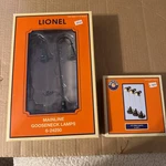New Lionel 6-24250 Mainline Gooseneck Lamps 14071 Yard Lights Lot Of. Fixed Price $59.99.