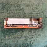 International Lonestar Truck W/trailer White 1/43 Diecast By New Ray SS-16663. Fixed Price $24.99.