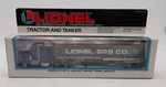 Lionel 6-12739 O27 Gauge Gas Company Tractor Trailer Truck Mt/box. Fixed Price $14.07.