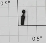 Lionel 700E-70 Blackened Metal Blank Handrail Stanchion (12). Fixed Price $8.40.