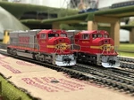 Two Ho Scale Athearn SD75MS Bnsf 8251 &8270. Fixed Price $360.00.