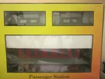 Mth Rail King Passenger Station W/ Dual Platforms Dark Red Stone. Fixed Price $189.99.
