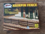Atlas #774 Ho Scale Hairpin Fence Kit Nib. Fixed Price $8.99.