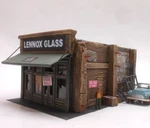 New Downtown Deco ON30 Scale Building Kit Lennox Glass Hydrocal Laser Cut. Fixed Price $89.95.