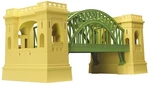 Brand New Rail King Hell Gate Bridge Cream & Green #30-9021 Mth Sealed. Fixed Price $189.99.