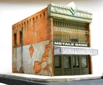 Downtown Deco ON30 Scale Metals Bank Building Kit Only 1 At This Price!. Fixed Price $59.99.