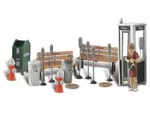 New Woodland Train Figures Street Accessories A2764. Fixed Price $30.39.