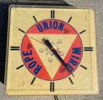 Vgt Lighted Armco Union Wire Rope Store Clock Dualite Sun X 16" Rare. Fixed Price $269.90.