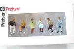 Preiser 1:50 Scale Six Seated / Sitting Passengers ( Various Poses ) 68209. Fixed Price $29.95.