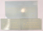 Champ Ho Scale Decals #HC-246 Western Maryland Caboose. Fixed Price $5.99.